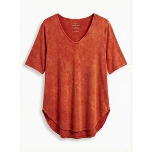 NWT Torrid Womens 2X Grunge Indie Minimalist Super Soft‎ Knits Cranberry Tunic